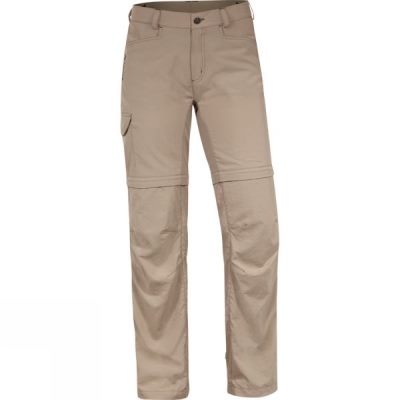 Pantalones Vaude Lauca Zip Off Mujer - Kaki - Chile TDS837965